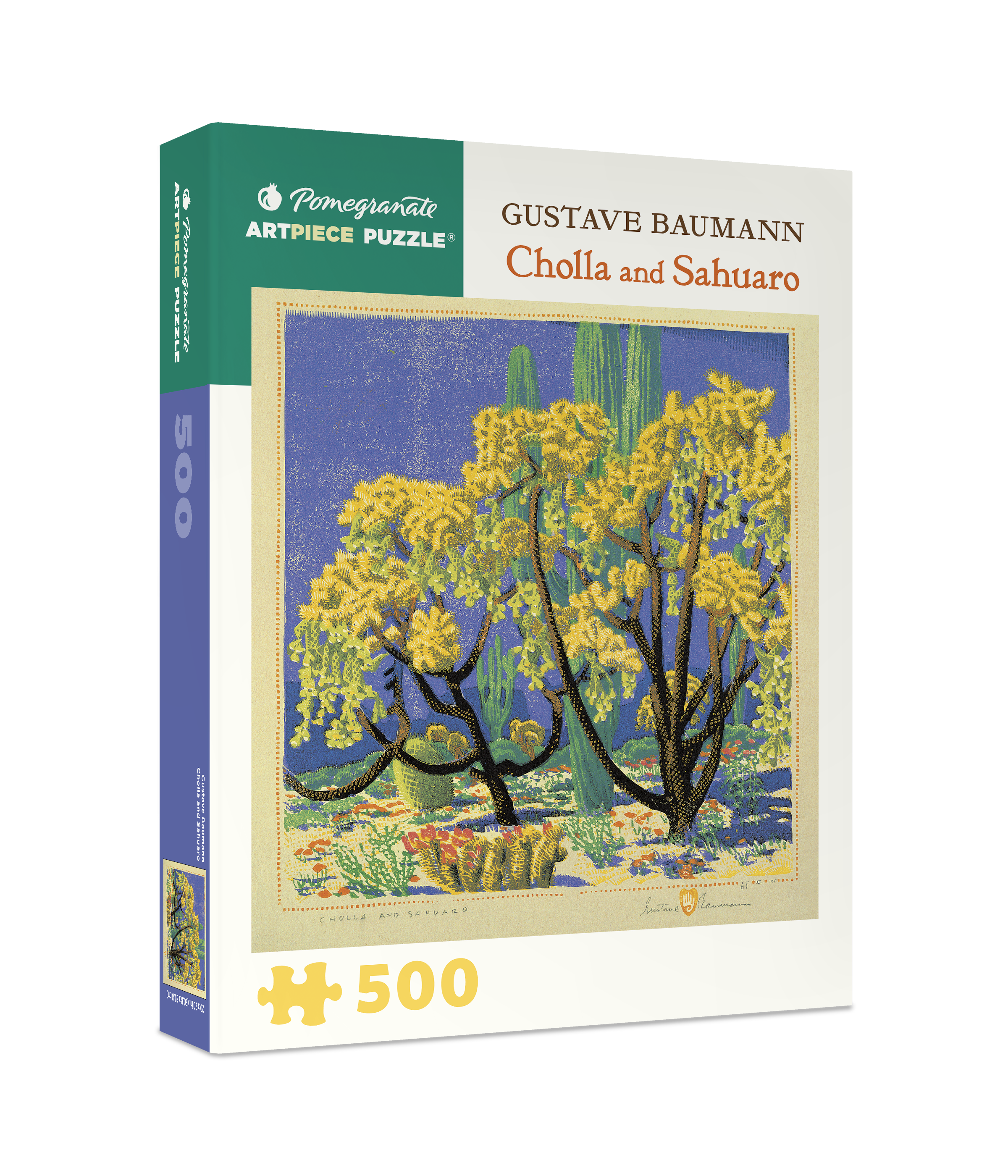 pomegranate-baumann-cholla-and-sahuaro-puzzle-500-teile image 1