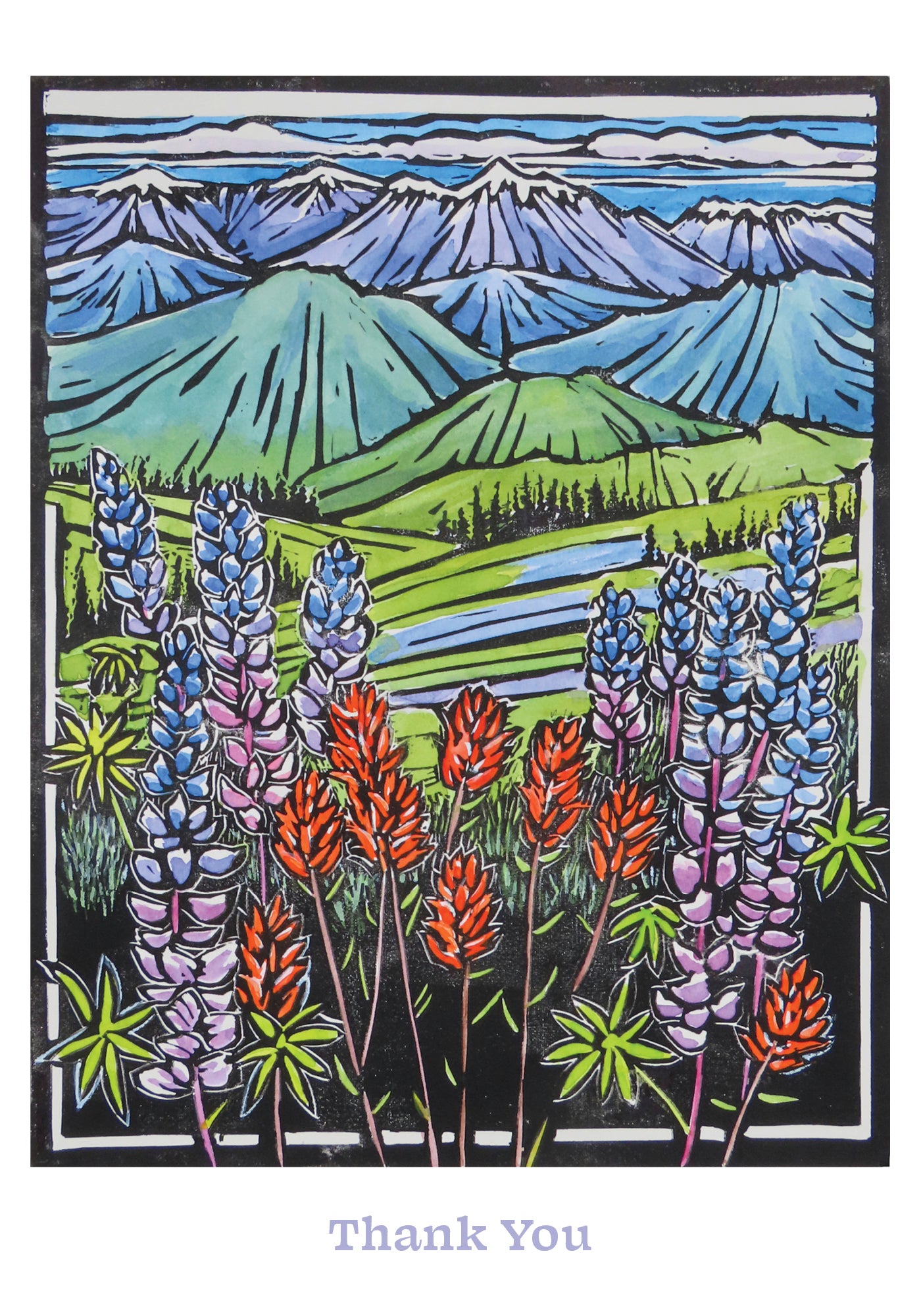 pomegranate-molly-hashimoto-paintbrush-lupine-dankeskarten-box image 2
