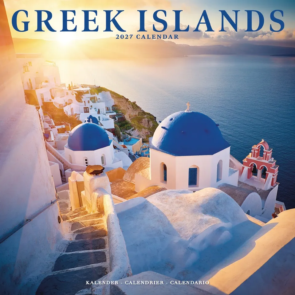 otter-house-greek-islands-wandkalender-2027-reise image 1