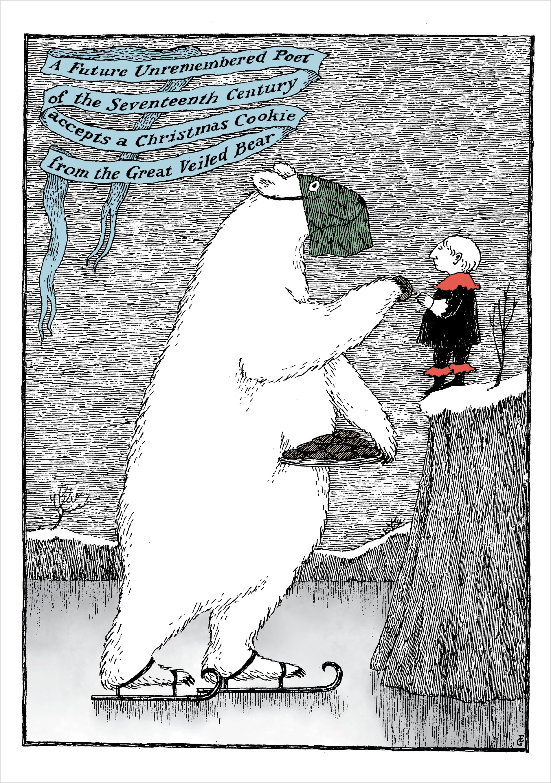 pomegranate-edward-gorey-weihnachtskarten-set-humor image 2