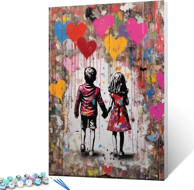 tucocoo-graffiti-boy-and-girl-malen-nach-zahlen-40x50-paar image 1