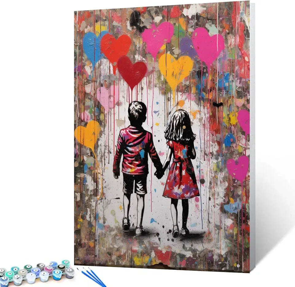tucocoo-graffiti-boy-and-girl-malen-nach-zahlen-40x50-paar image 1
