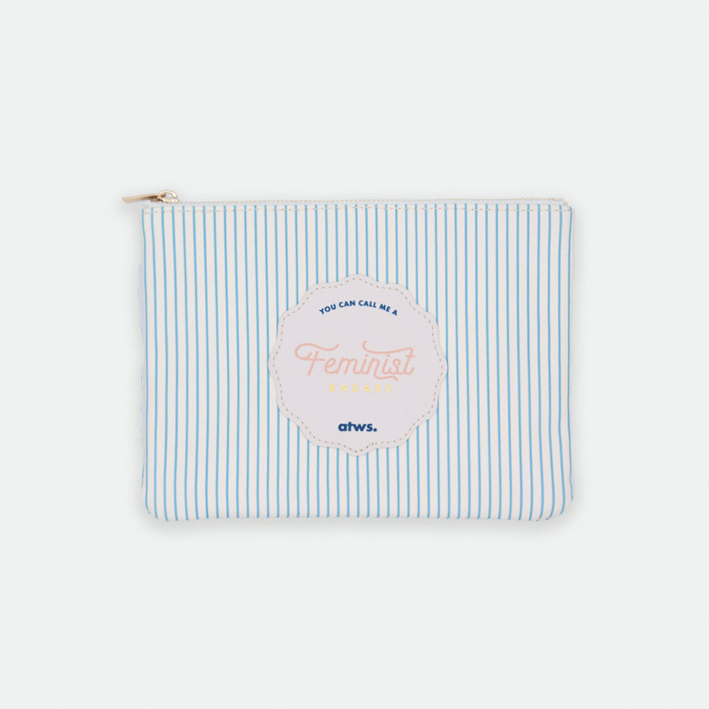 all-the-ways-to-say-feminist-badass-pouch-tasche-19cm image 1