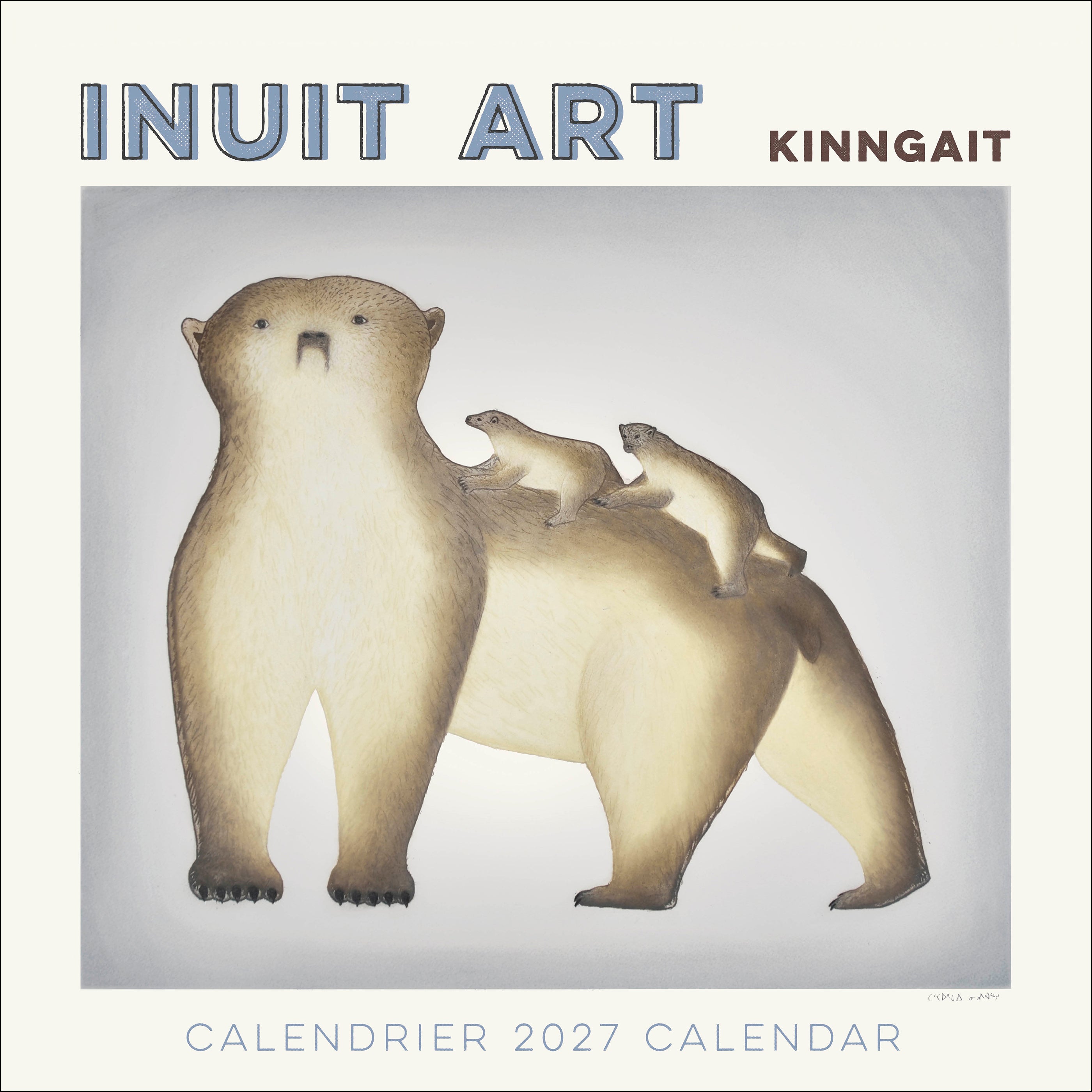 pomegranate-inuit-art-kinngait-2027-wandkalender-tiere image 1