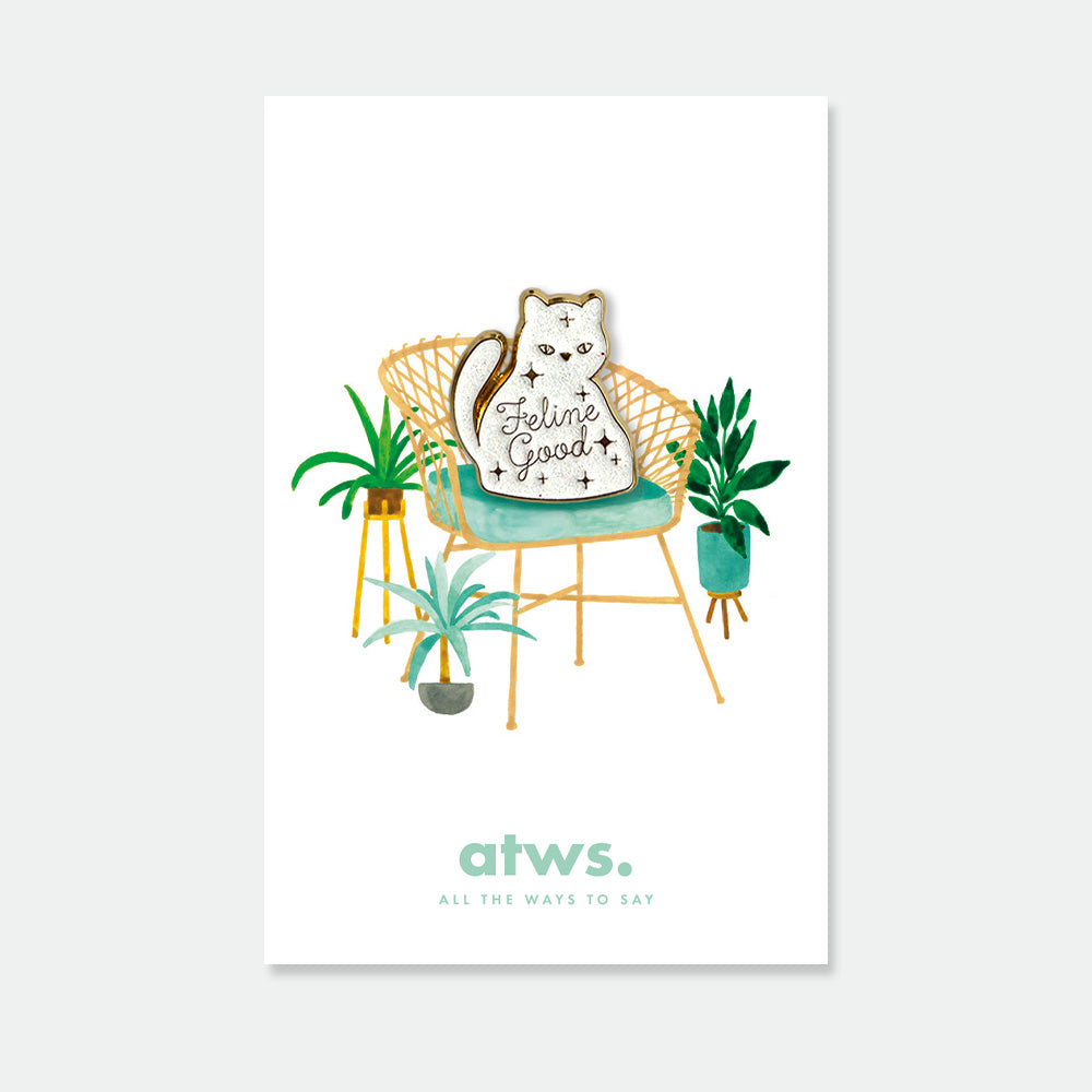 all-the-ways-to-say-feline-good-pin-katze-wei-gold-emaille image 1