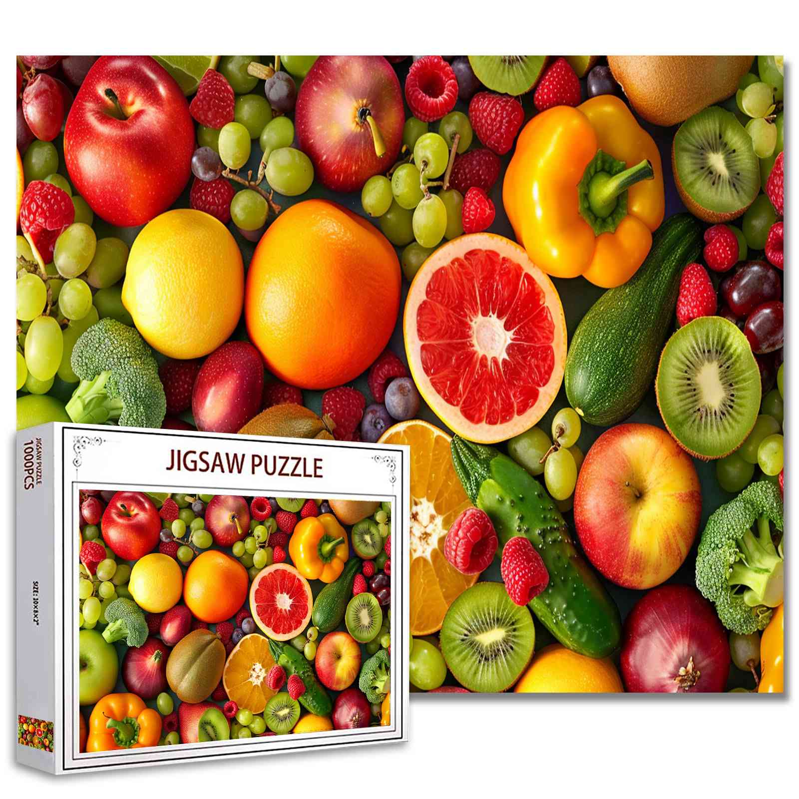 tucocoo-fresh-fruits-and-veggies-puzzle-1000-teile-obst image 1