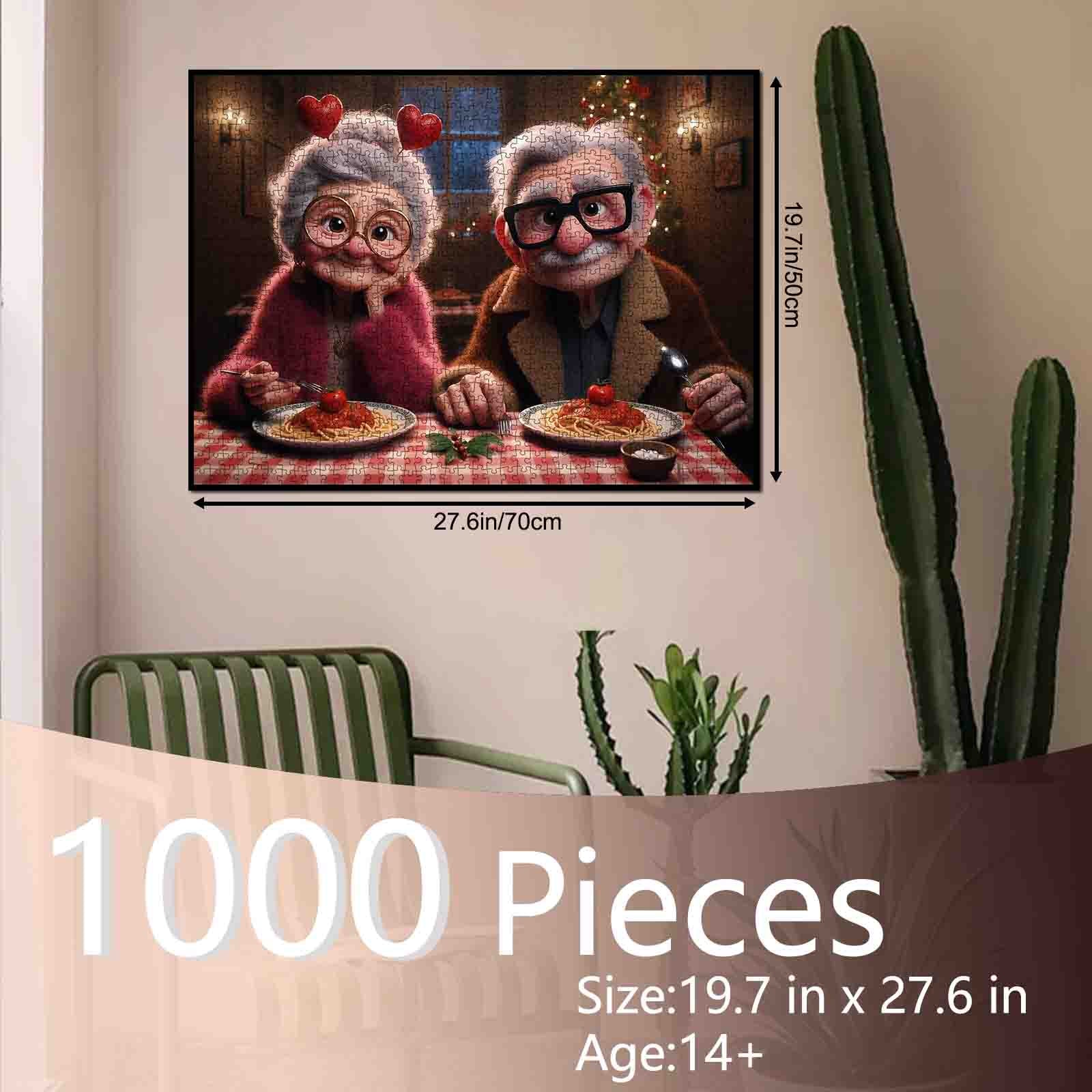 tucocoo-romantic-senior-couple-dinner-puzzle-1000-teile-seniorenpaar image 5