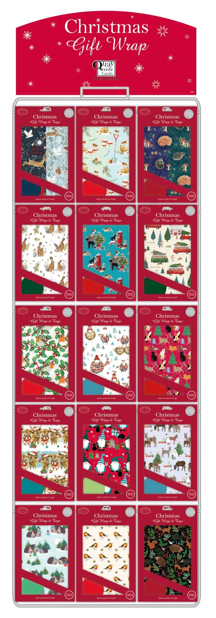 otter-house-giftwrap-tags-weihnachtspapier-set-2026-bogen image 1