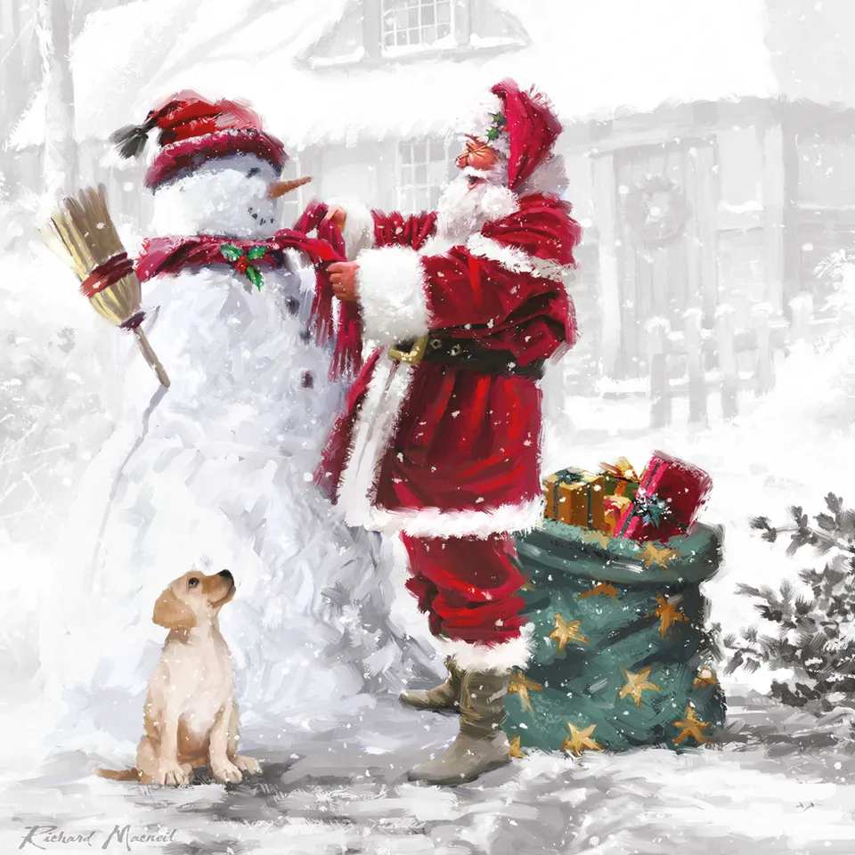 otter-house-santa-s-friends-weihnachtskarten-pack-charity-set image 1