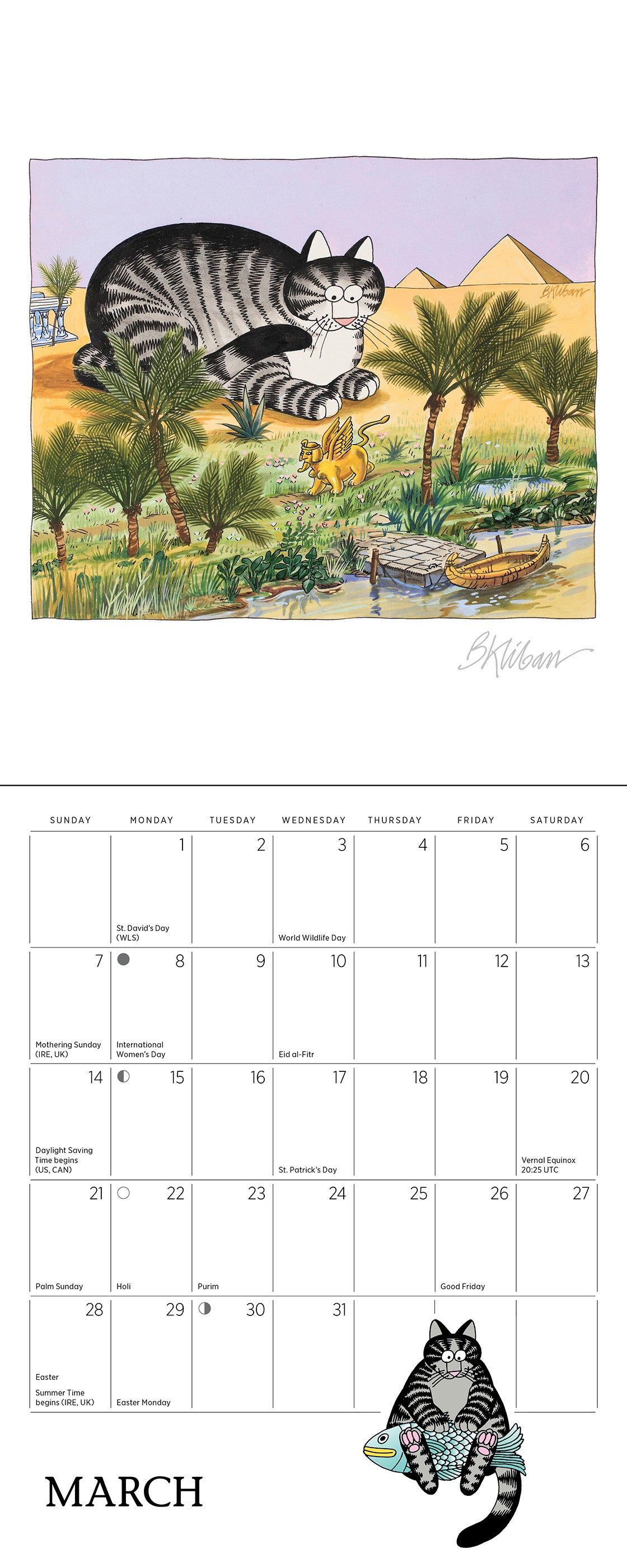 pomegranate-b-kliban-catcalendar-mini-wandkalender-2027 image 5