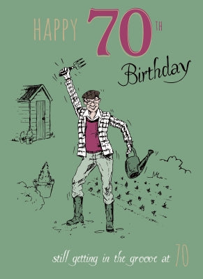 otter-house-young-at-heart-grusskarte-70-groovy-gardener image 1