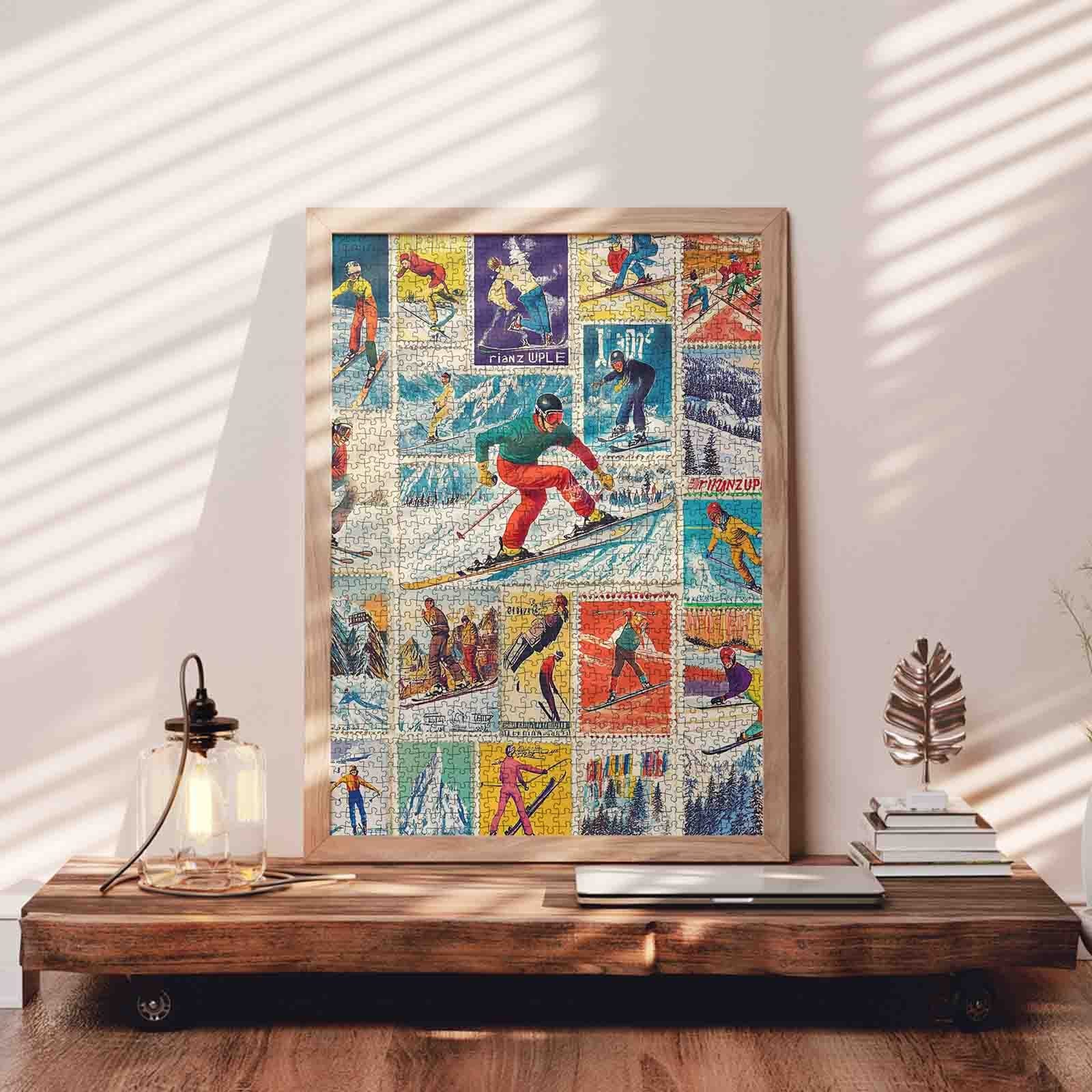 tucocoo-vintage-ski-adventure-puzzle-1000-teile-sport image 3