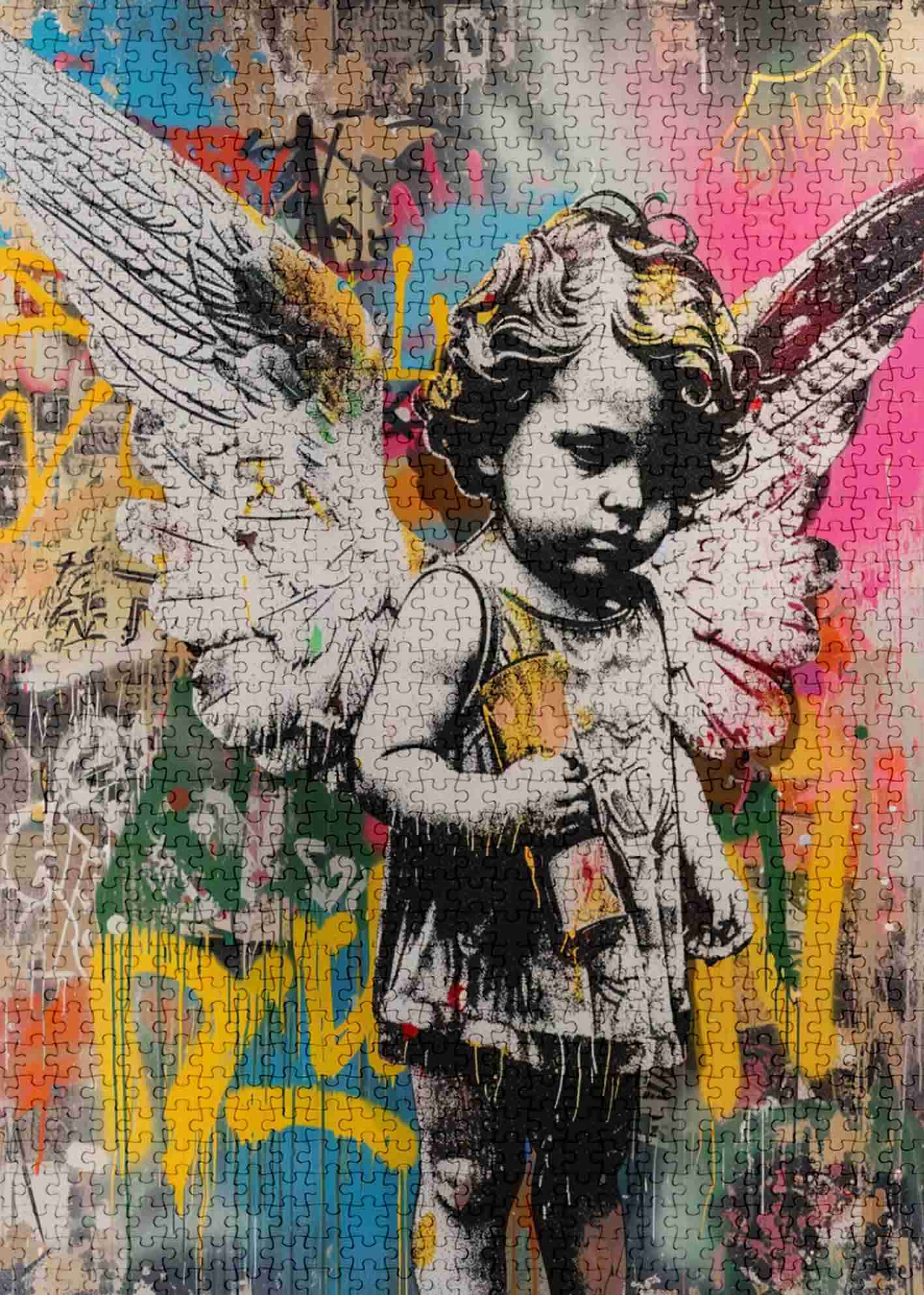 tucocoo-angelic-graffiti-street-art-puzzle-1000-teile-engel image 2