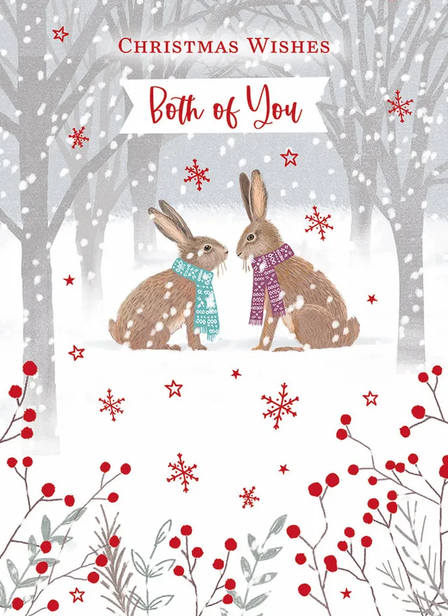 otter-house-christmas-weihnachtskarte-hasen-both-of-you image 1
