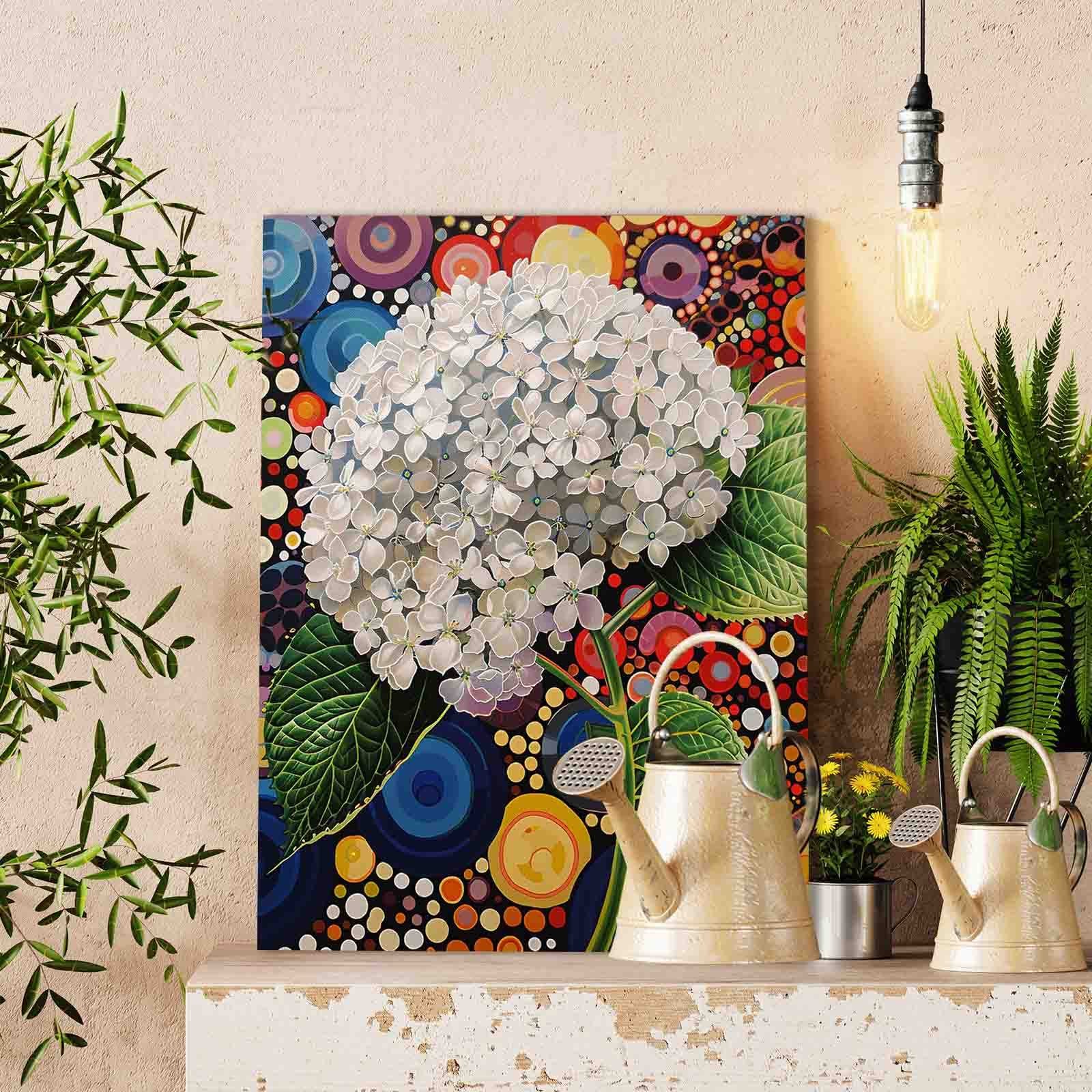 tucocoo-blooming-hydrangea-malen-nach-zahlen-40x50-blumen image 2