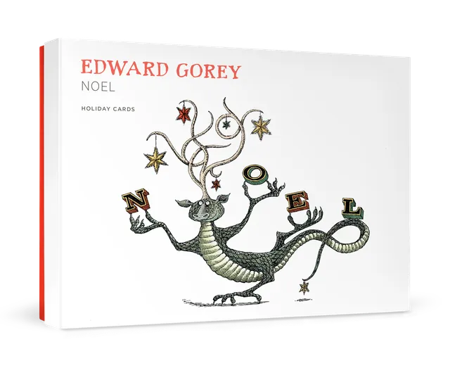 pomegranate-edward-gorey-noel-weihnachtskarten-set-humor image 1