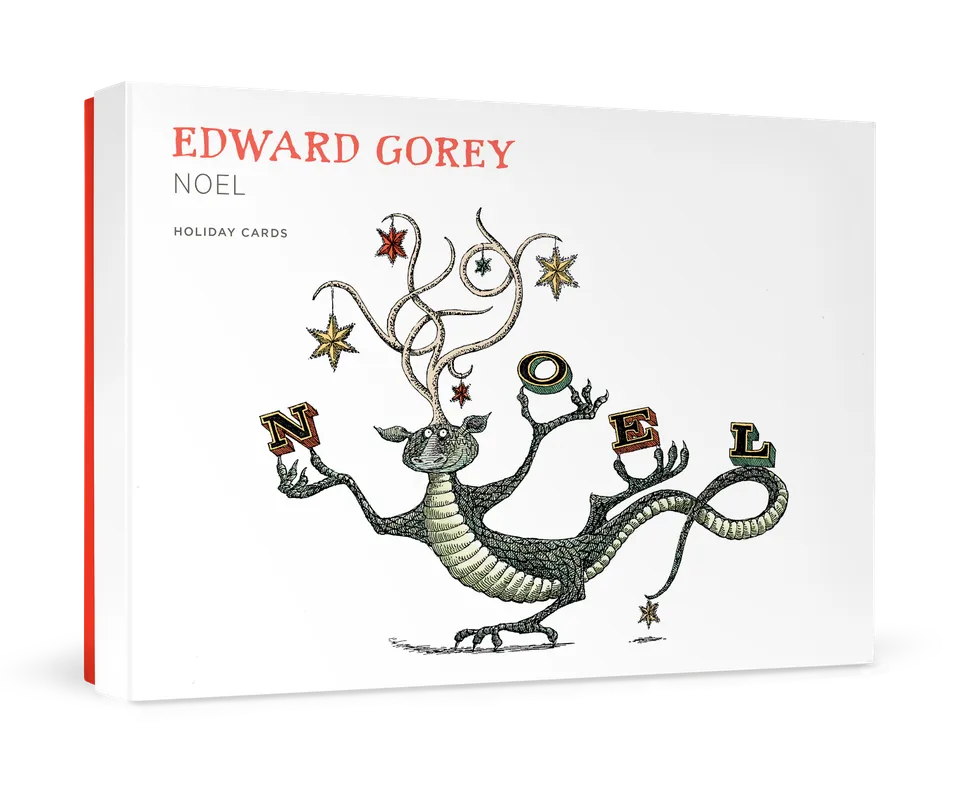 pomegranate-edward-gorey-noel-weihnachtskarten-set-humor image 1