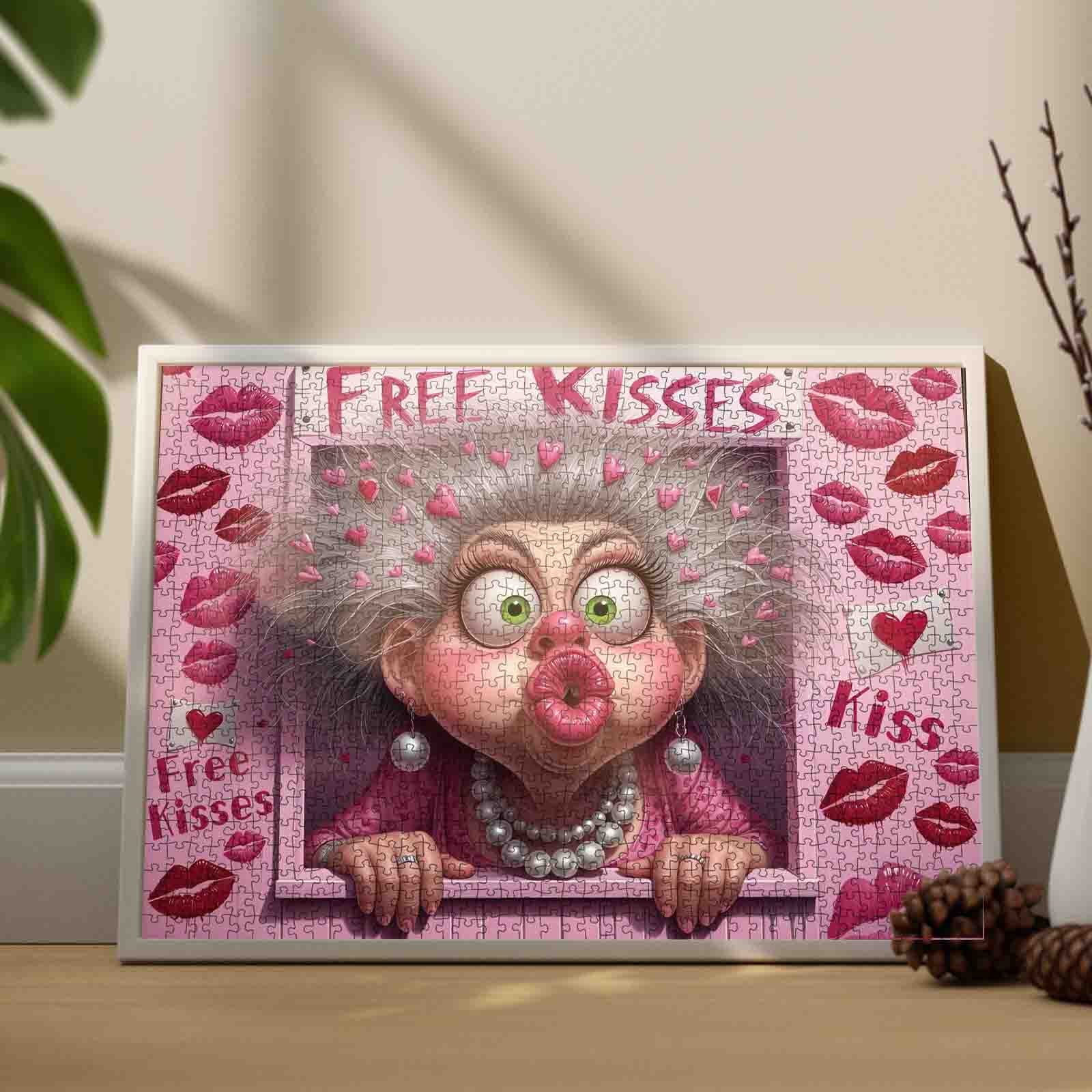 tucocoo-jigsaw-puzzles-playful-kiss-puzzle-1000-teile-oma image 3