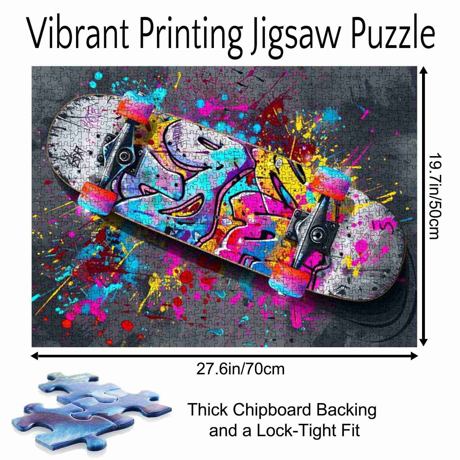 tucocoo-jigsaw-puzzles-graffiti-skateboard-puzzle-1000-teile-neon image 5