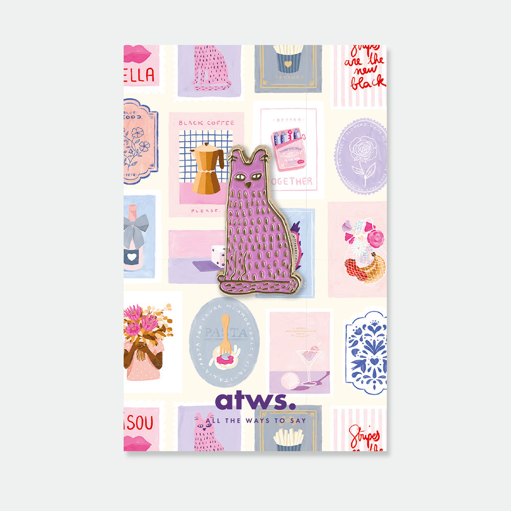 all-the-ways-to-say-holly-the-cat-pin-emaille-23mm image 1