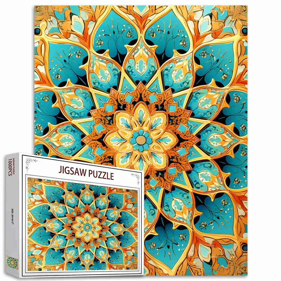 tucocoo-jigsaw-radiant-floral-mandala-puzzle-1000-teile-blumen image 1