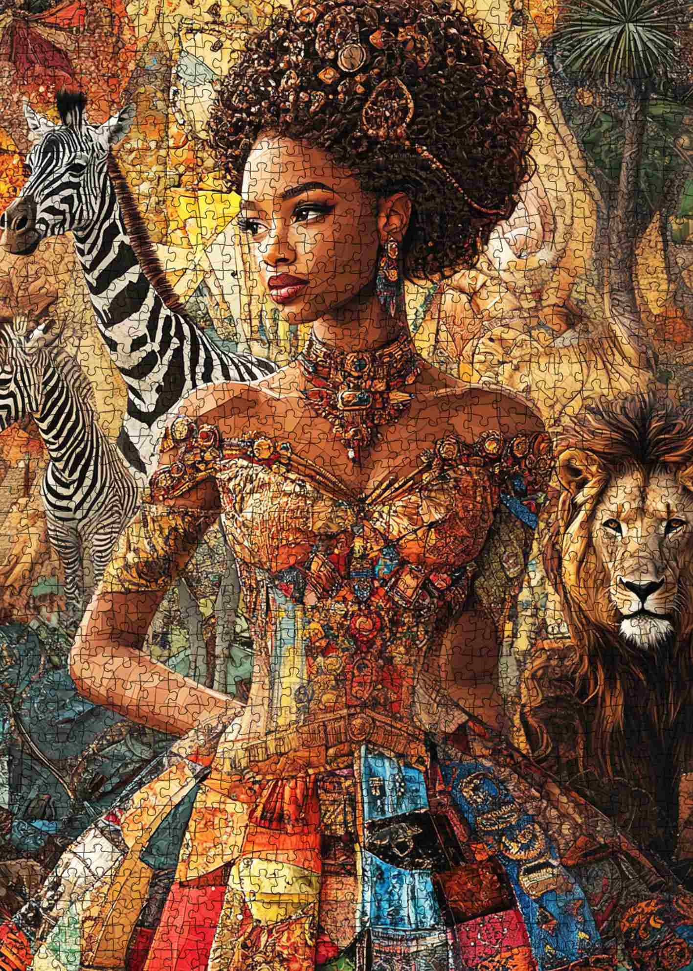 tucocoo-african-queen-wildlife-puzzle-1000-teile-l-we image 2