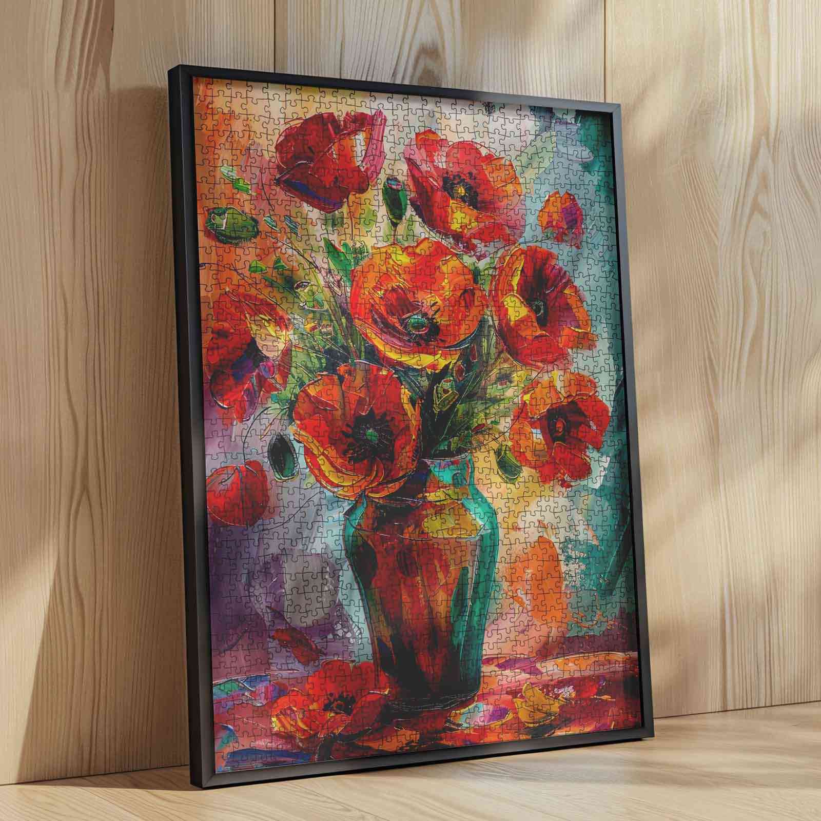 tucocoo-jigsaw-scarlet-poppies-puzzle-1000-teile-stillleben image 4