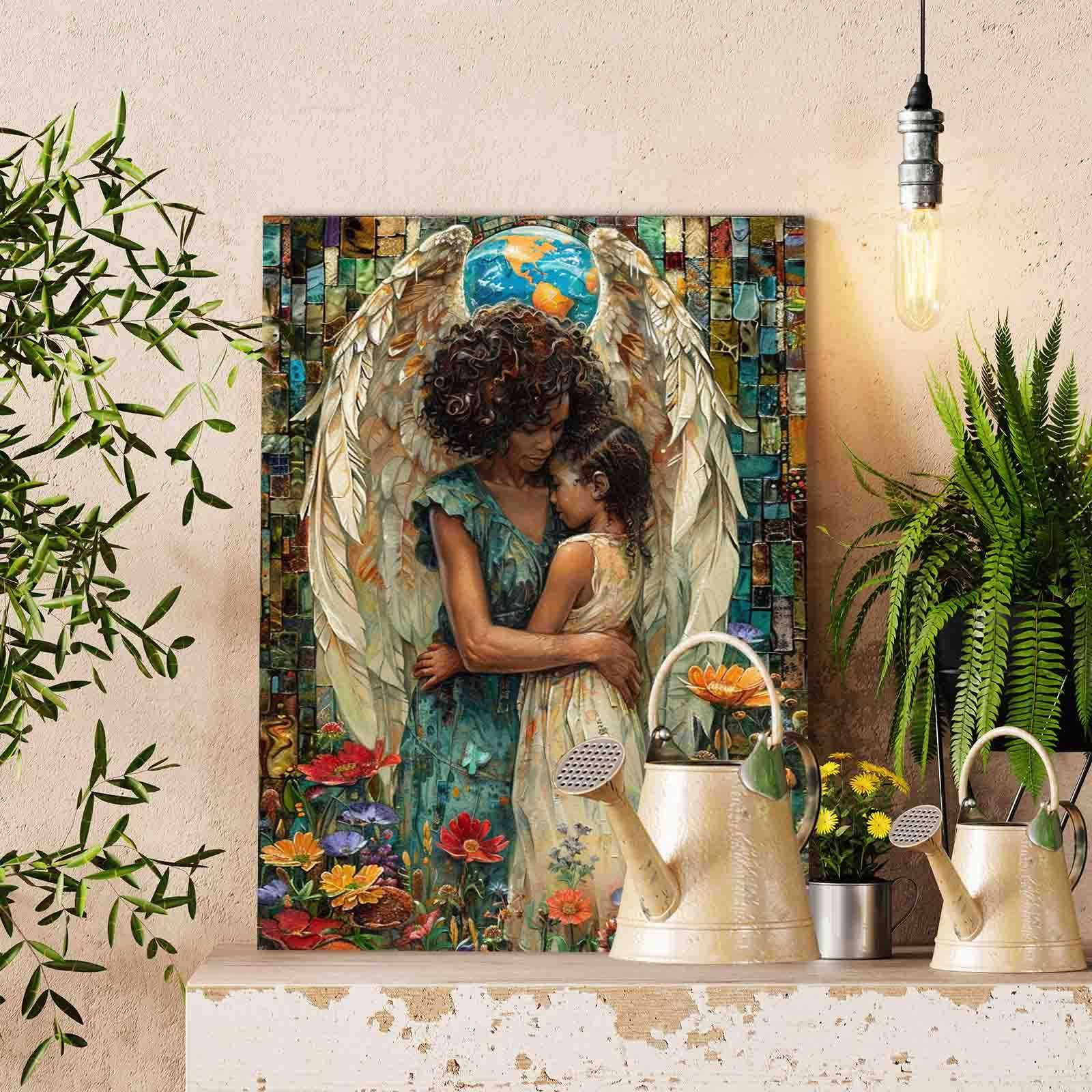 tucocoo-paint-by-numbers-angel-embrace-mother-daughter-40x50 image 2