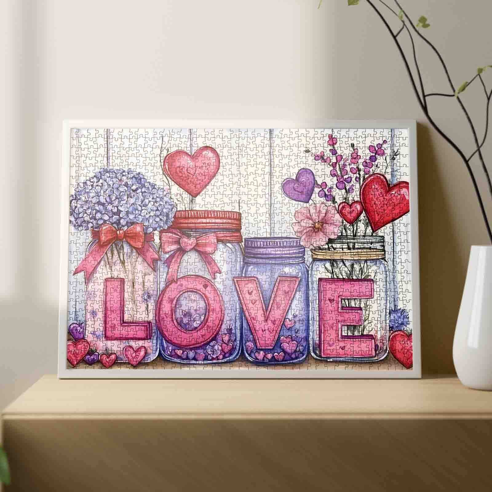 tucocoo-mason-jar-love-art-puzzle-1000-teile-blumen image 3