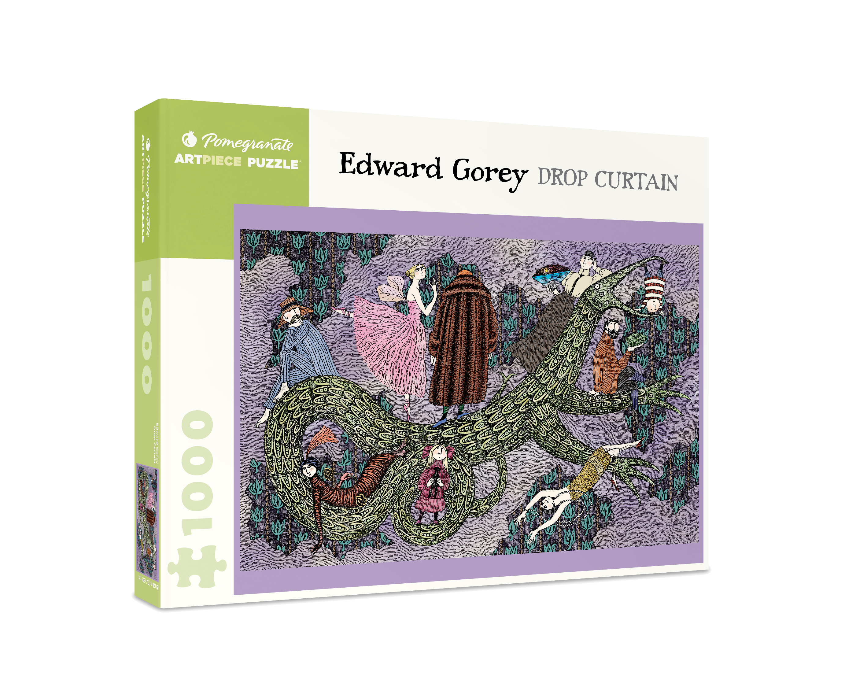 pomegranate-jigsaw-puzzles-edward-gorey-drop-curtain-puzzle-1000-teile-humor image 1