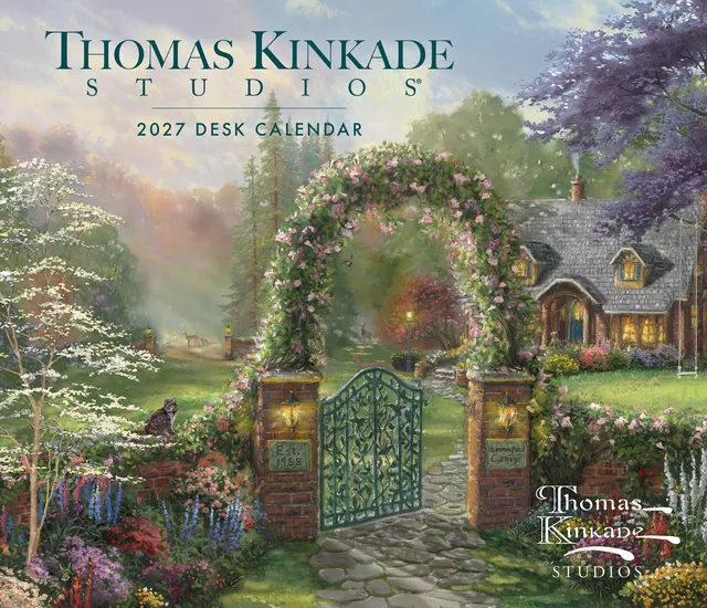 otter-house-kinkade-studios-tischkalender-2027-box image 1