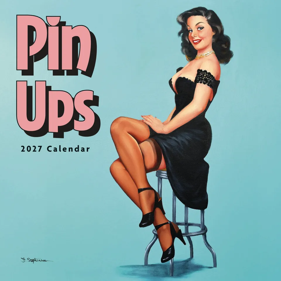 otter-house-pin-ups-mini-wandkalender-2027-klein image 1