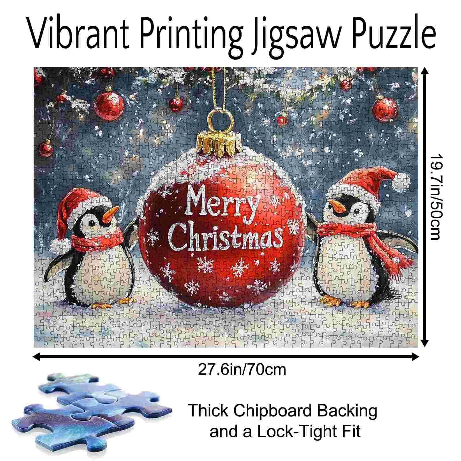 tucocoo-penguin-holiday-wishes-puzzle-1000-teile image 5