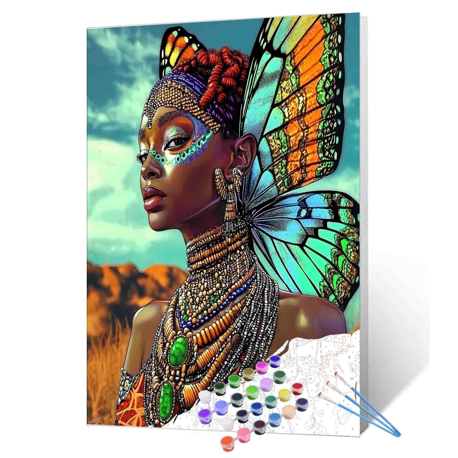 tucocoo-paint-by-numbers-butterfly-spirit-queen-malen-nach-zahlen-40x50 image 1