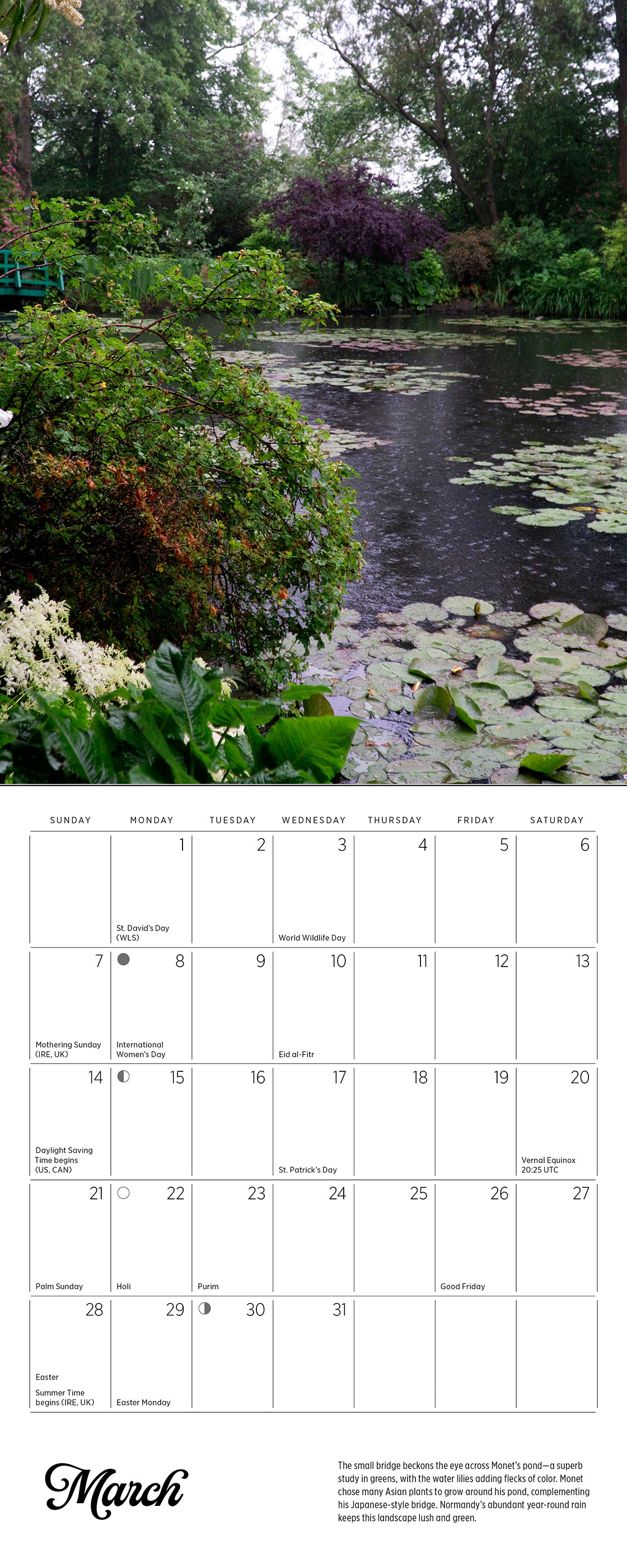 pomegranate-monet-s-passion-giverny-2027-mini-wandkalender-garten image 5
