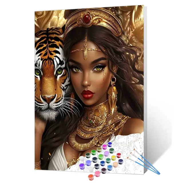 tucocoo-paint-by-numbers-regal-beauty-tiger-malen-nach-zahlen-40x50 image 1