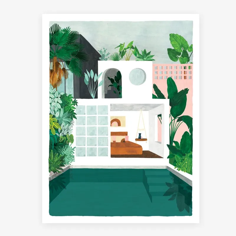 all-the-ways-to-say-guest-house-poster-large-50x70-cm-pool image 1