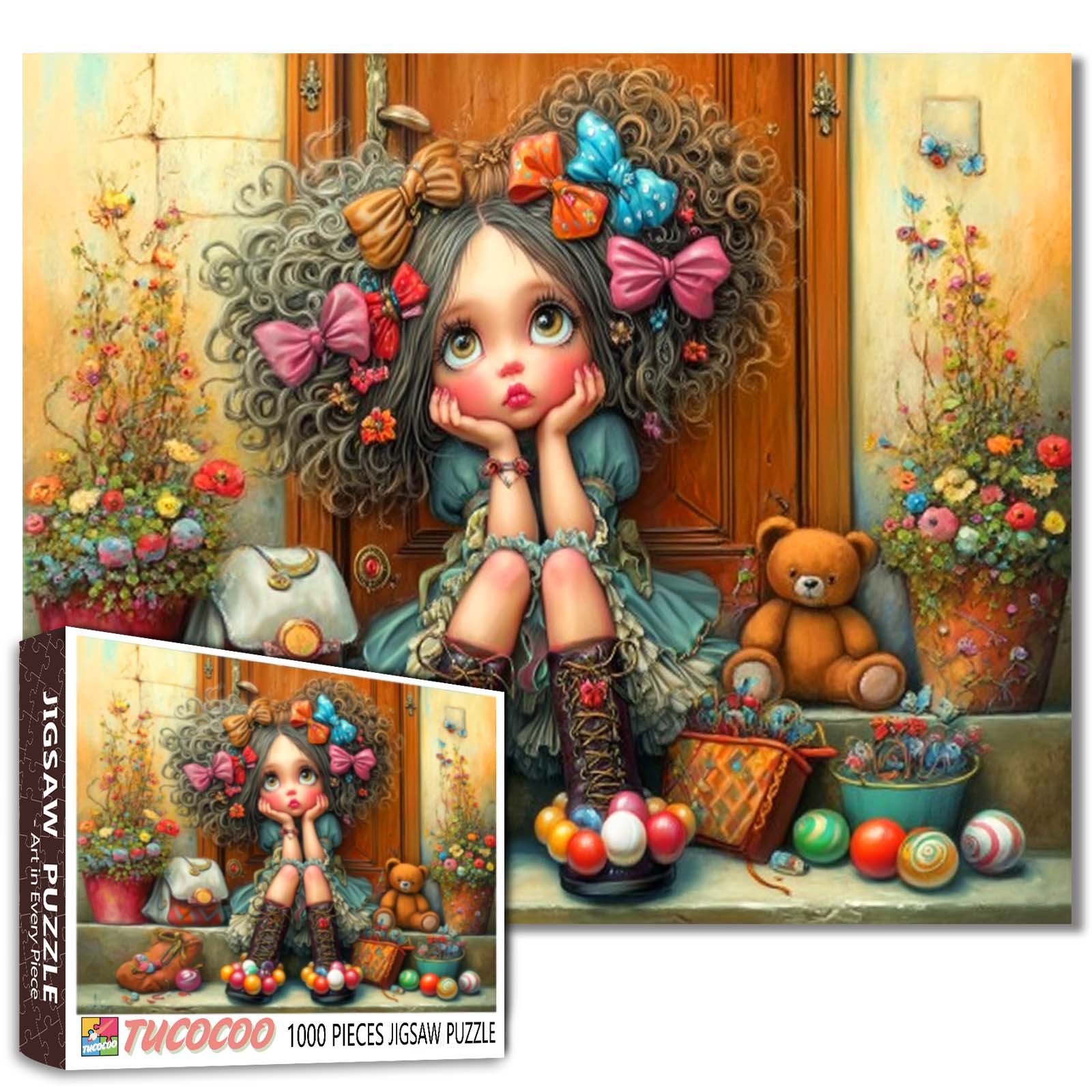 tucocoo-curly-hair-daydream-puzzle-1000-teile-m-dchen image 1