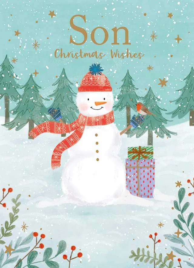otter-house-christmas-son-snowman-weihnachtskarte-170x170-sohn image 1