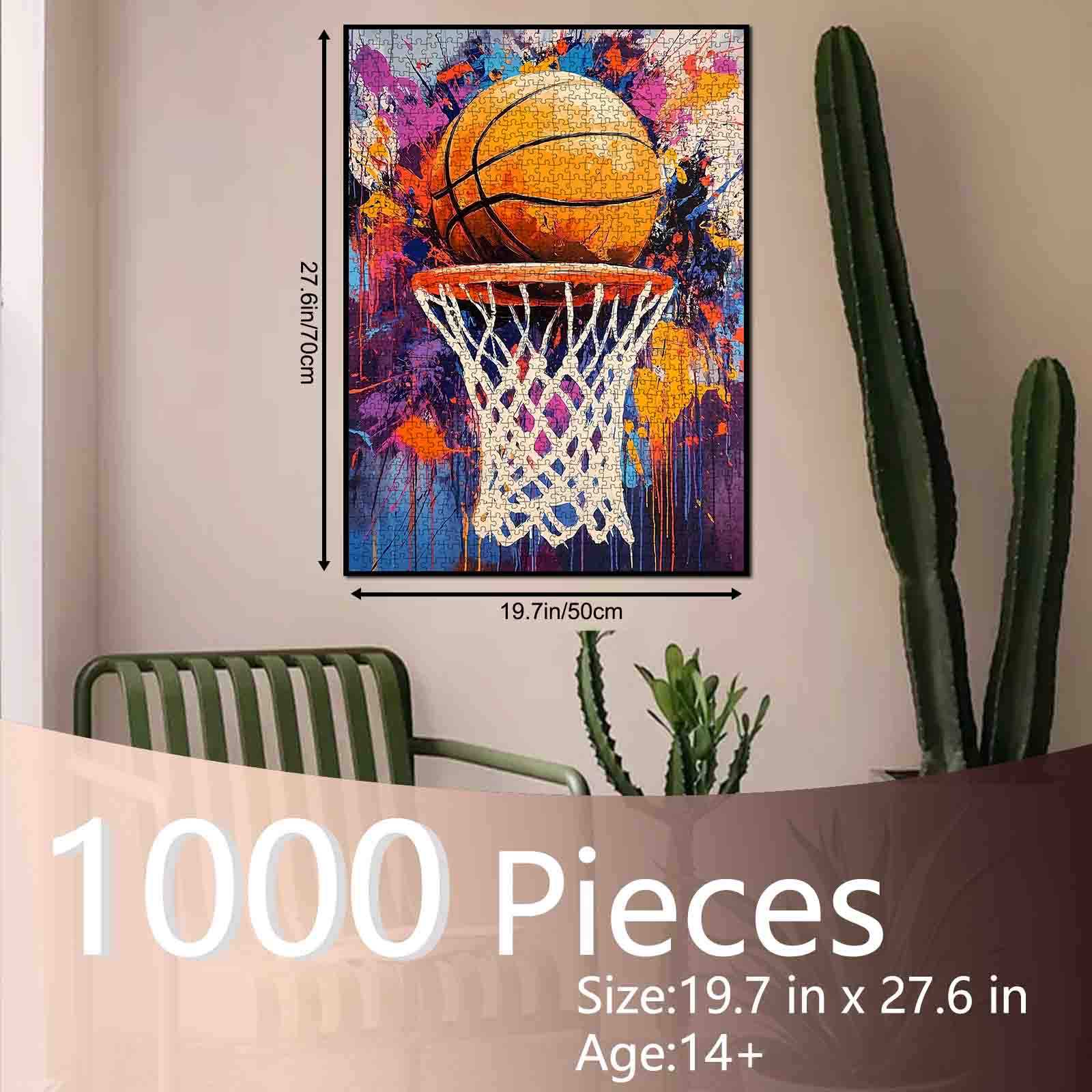 tucocoo-basketball-slam-dunk-puzzle-1000-teile-sport image 5