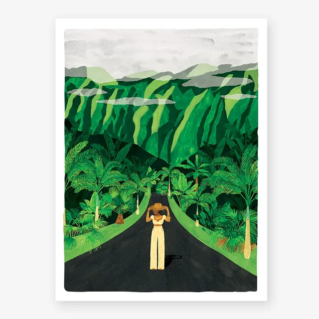 all-the-ways-to-say-hawai-poster-tropen-aquarell image 1