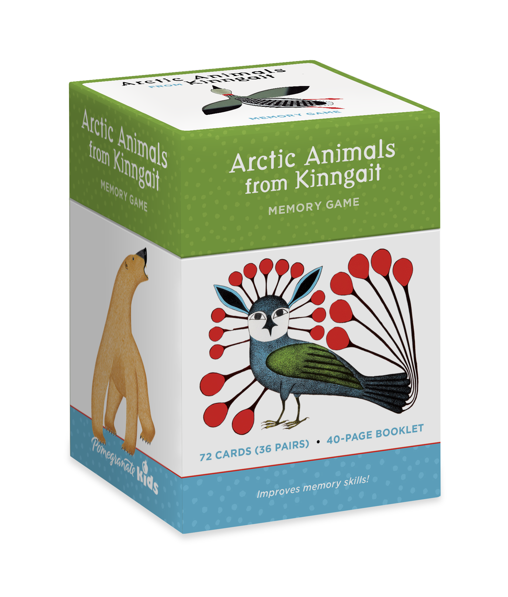 pomegranate-games-arctic-animals-kinngait-memory-spiel-36-karten image 1