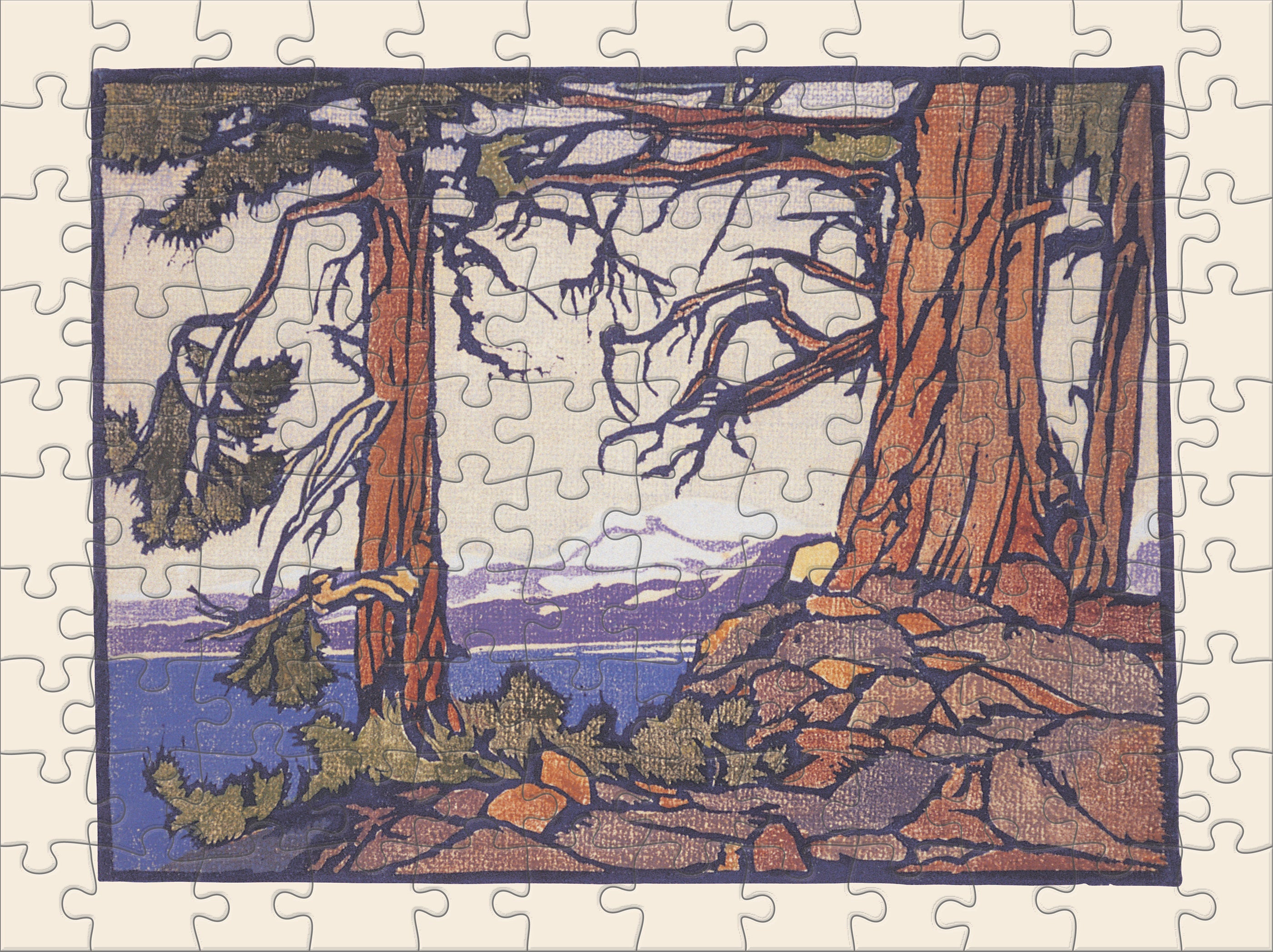 pomegranate-william-s-rice-puzzle-set-120-teile-doppelseitig image 3