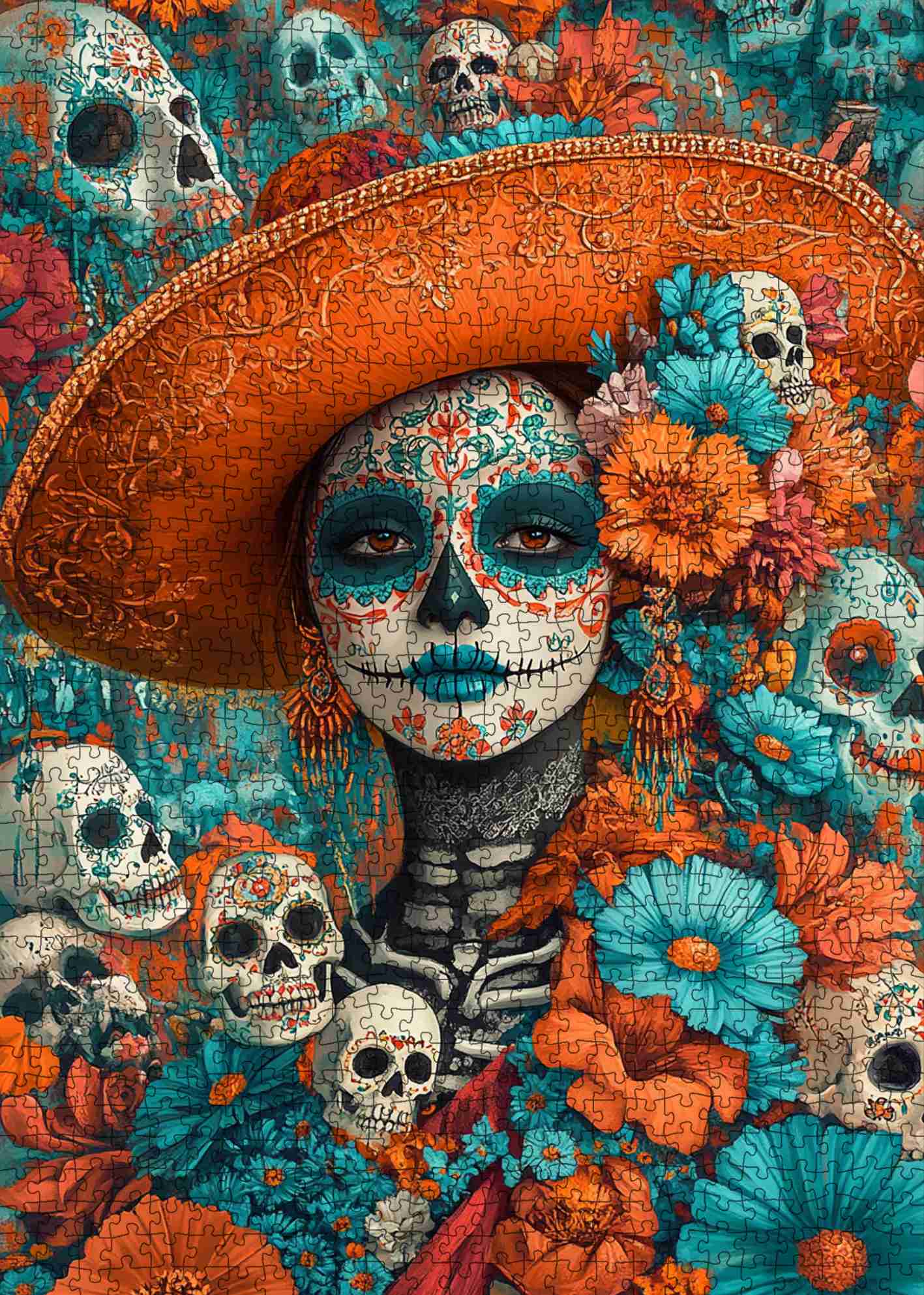 tucocoo-jigsaw-puzzles-majestic-catrina-elegance-puzzle-1000-teile image 2