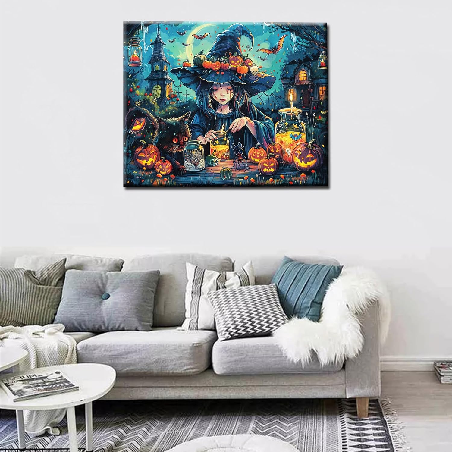 tucocoo-paint-by-numbers-black-witch-cat-malen-nach-zahlen-16x20 image 3