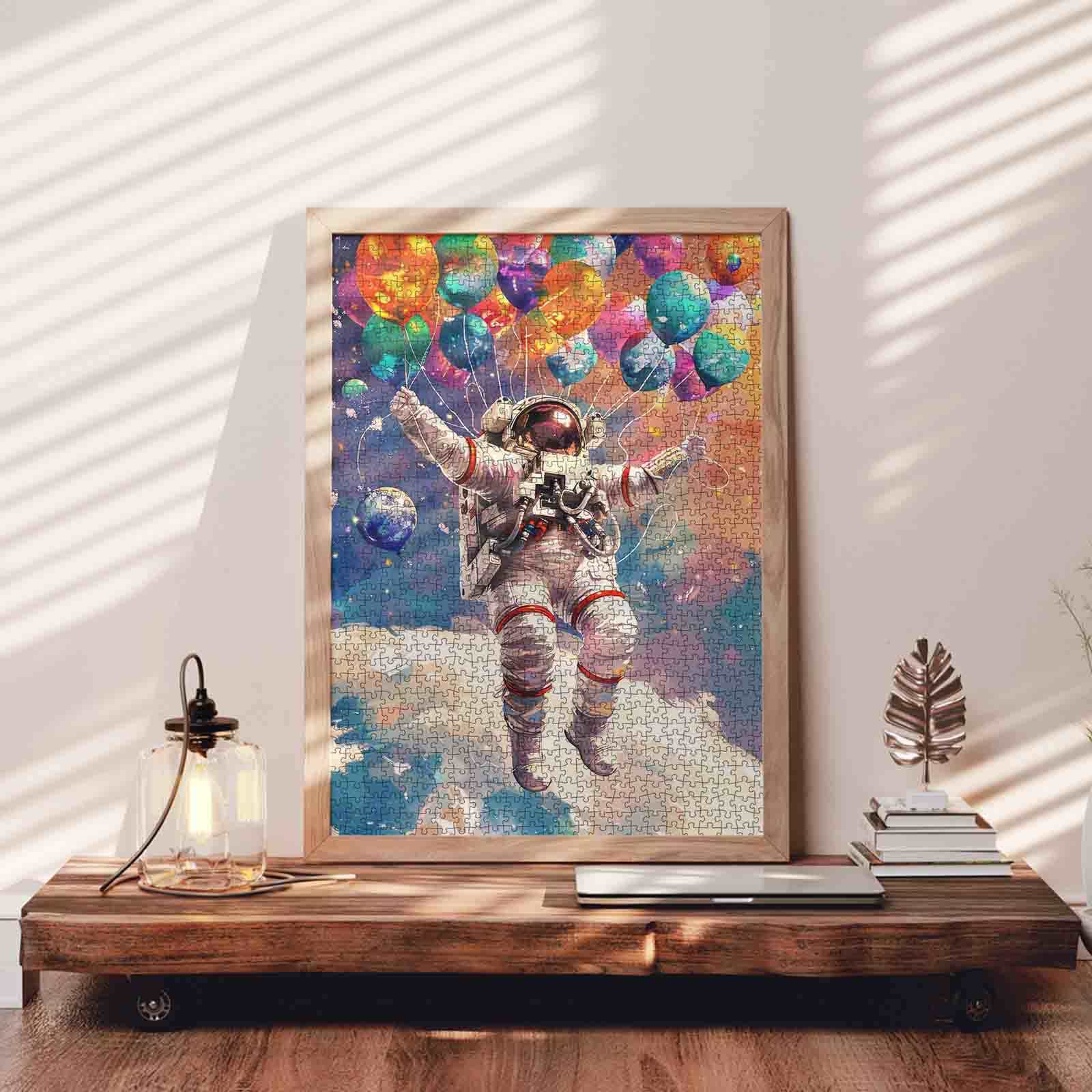 tucocoo-brave-astronaut-balloon-puzzle-1000-teile-weltraum image 3
