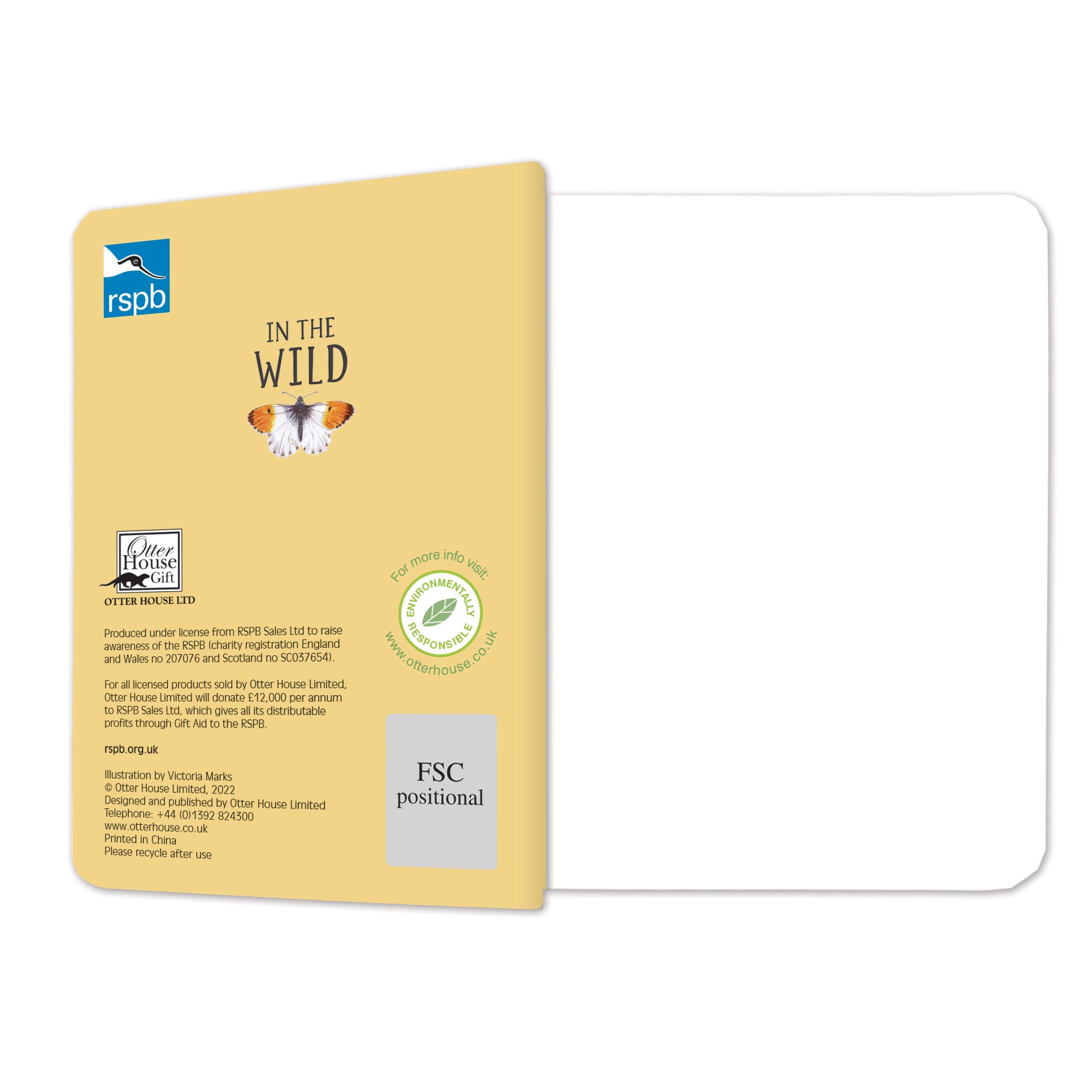 rspb-in-the-wild-hardback-notebook-a7-notizbuch-biene image 2