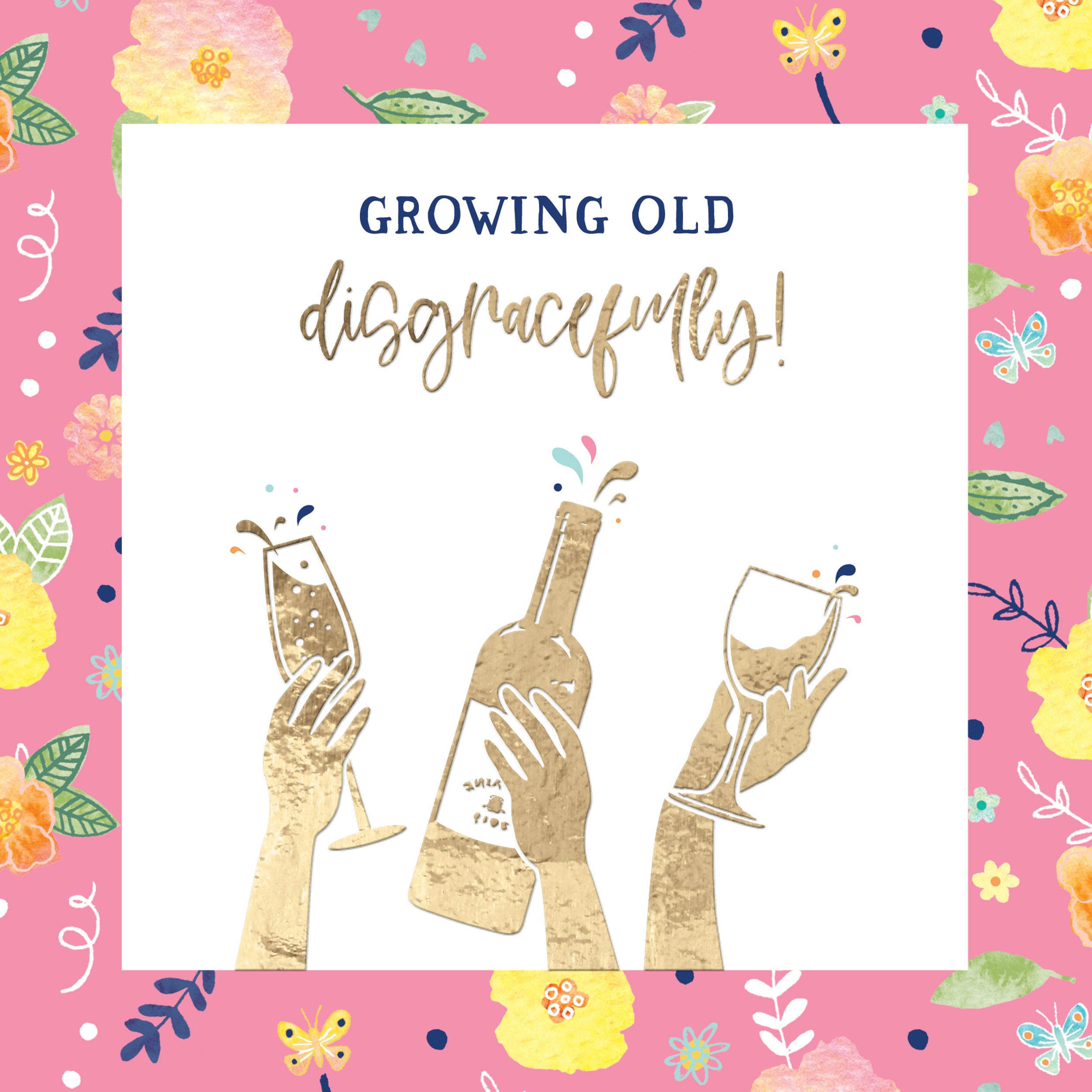 otter-house-party-spritz-geburtstagskarte-growing-old-wein image 1