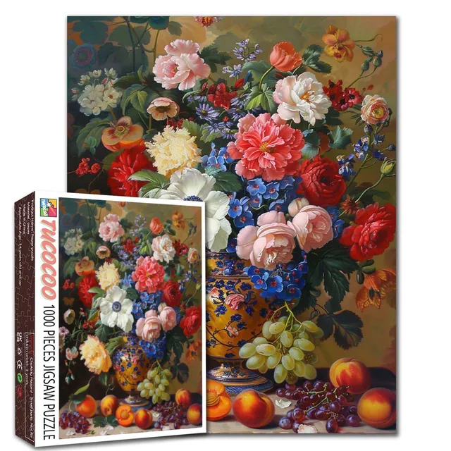 tucocoo-jigsaw-puzzles-floral-still-life-puzzle-1000-teile-blumen image 1