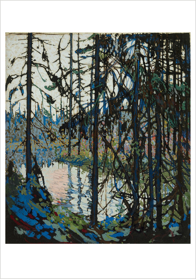 pomegranate-thomson-northern-river-klappkarte-landschaft image 1